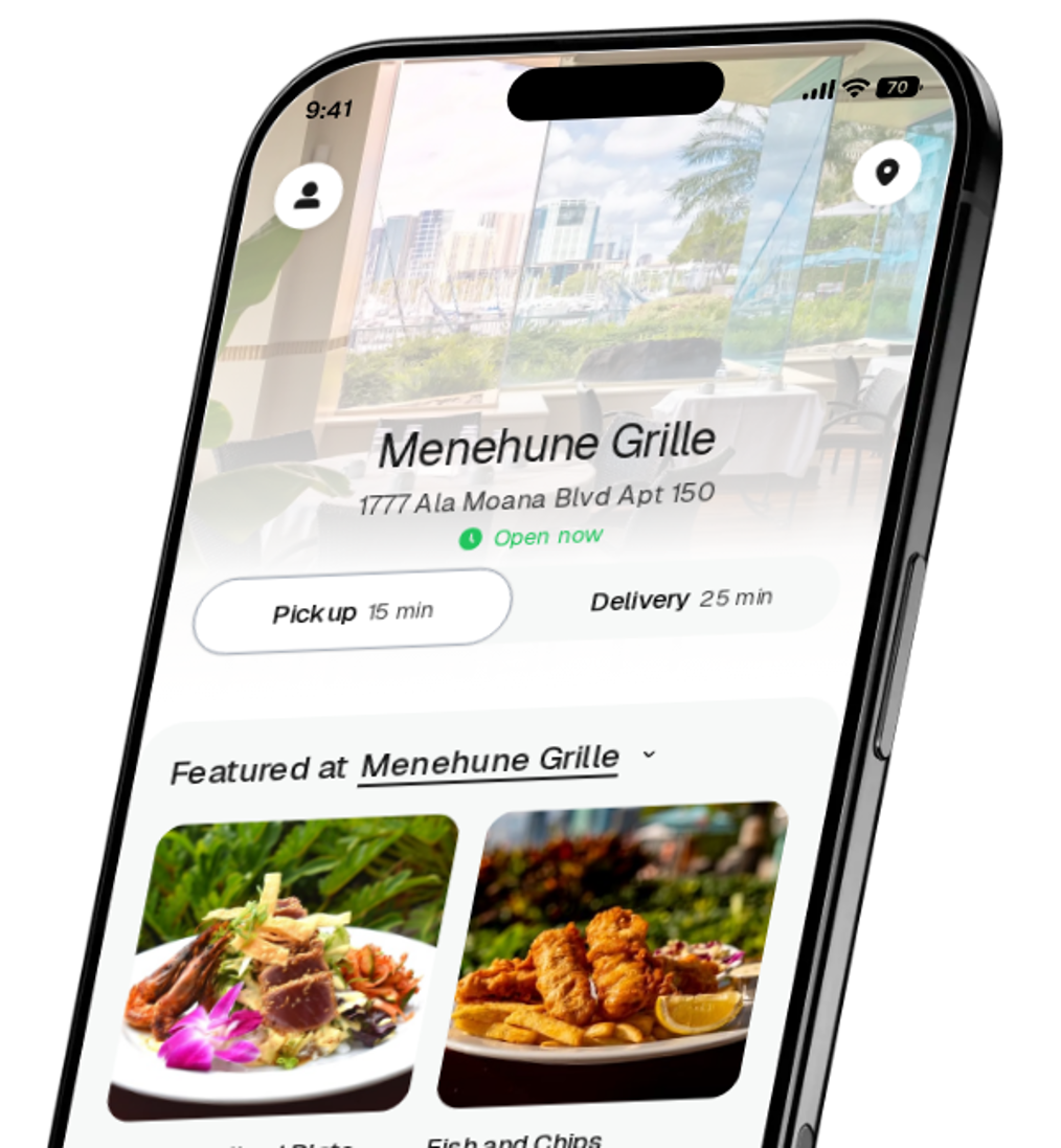 Menehune Grille app preview