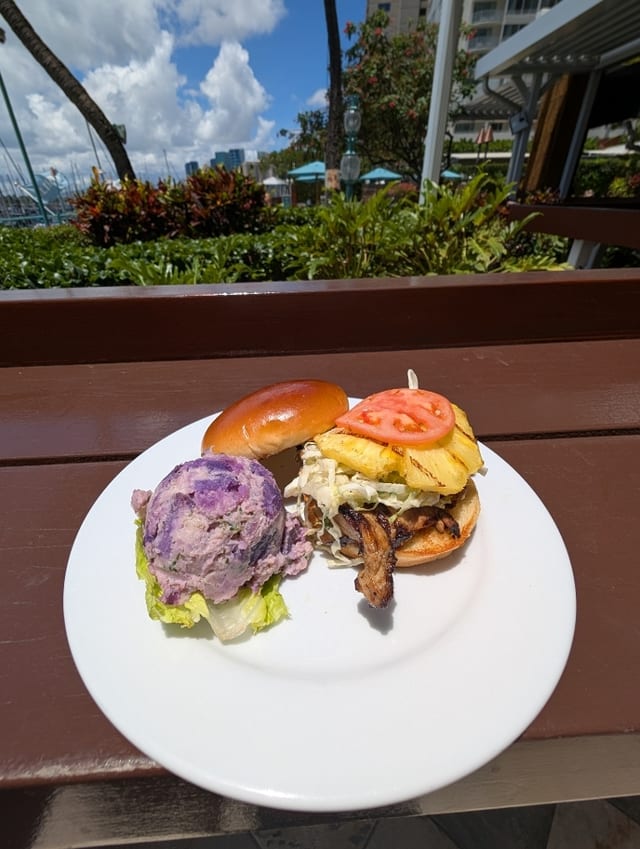 Aloha Teriyaki Chicken Sandwich.