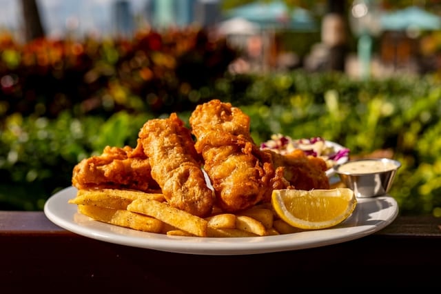 Fish and Chips.